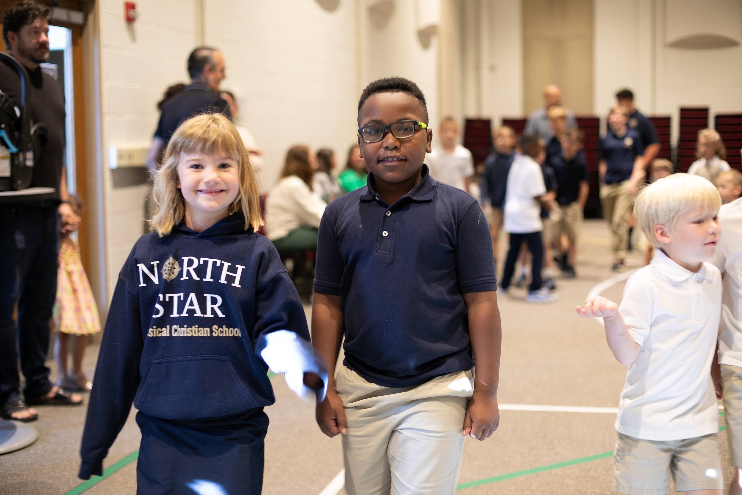 Students learning together