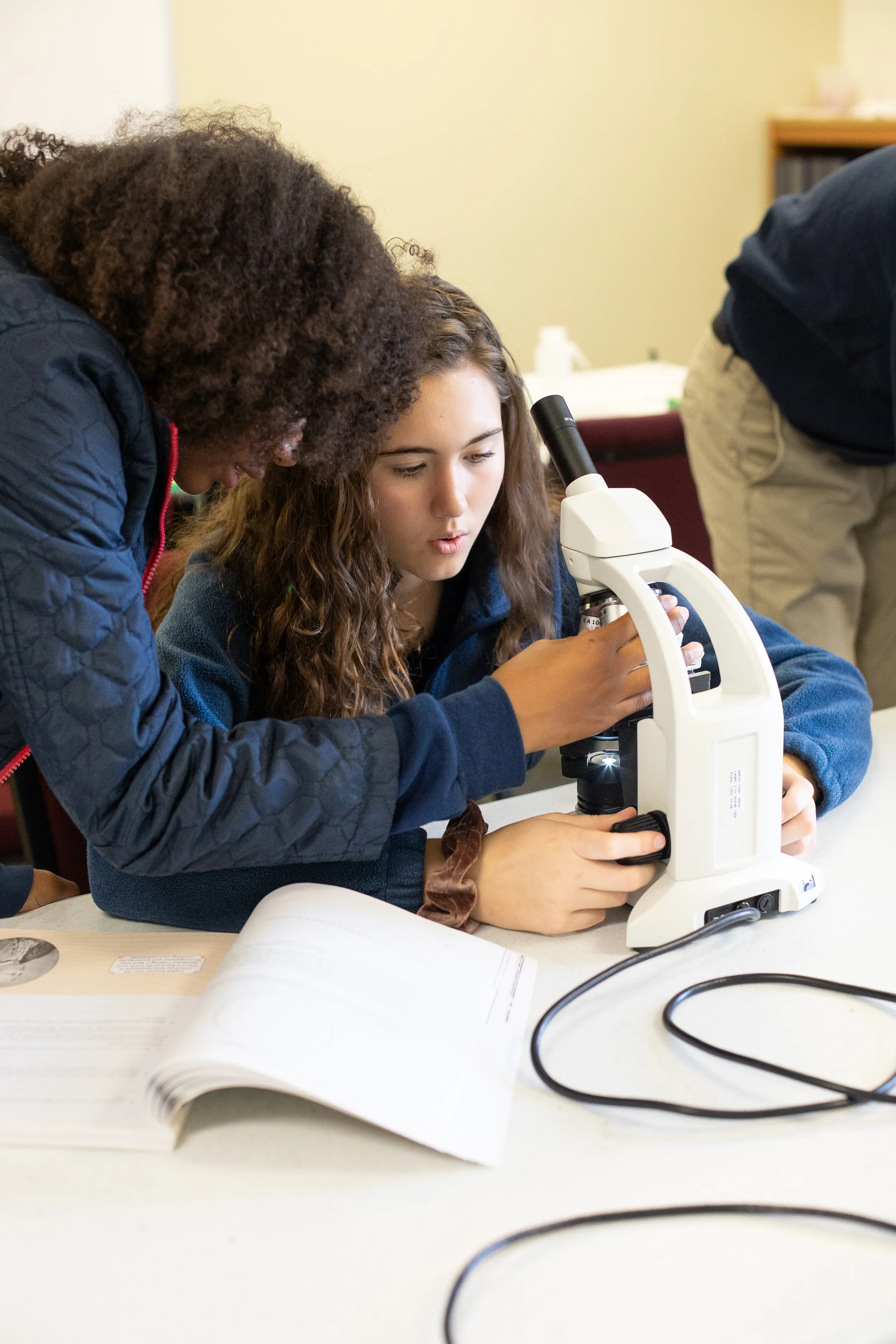 Students exploring with wisdom and wonder